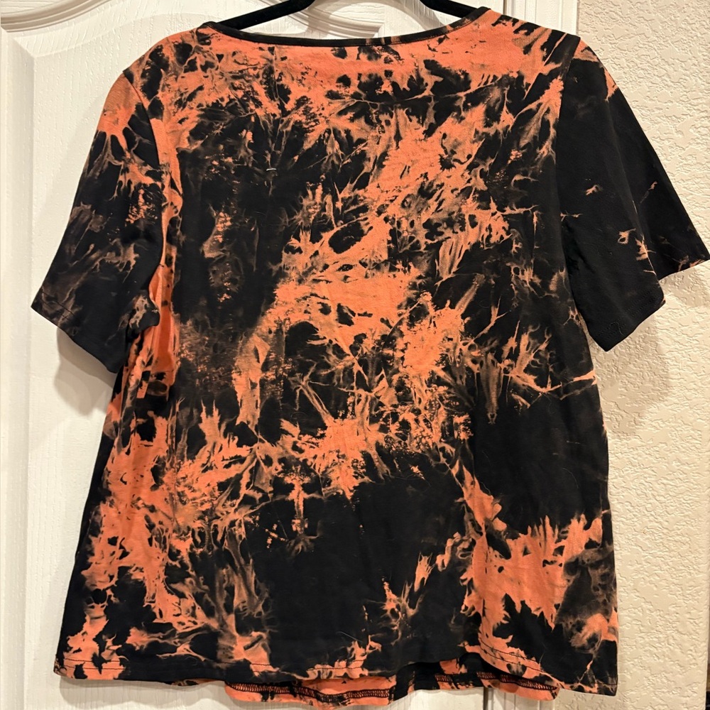 Bloomchic Bleach-Dyed Casual T-Shirt, Size 14 - Picture 2 of 8